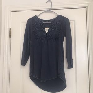 Black Denim Top